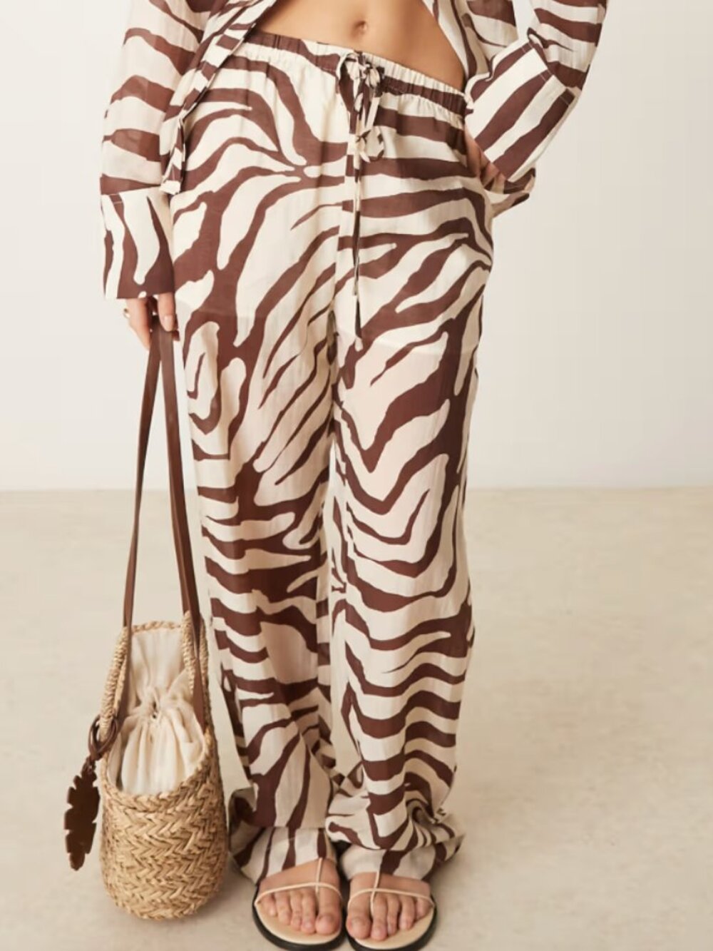 Mango Koni Anima (zebra)  Print bottoms NWT small